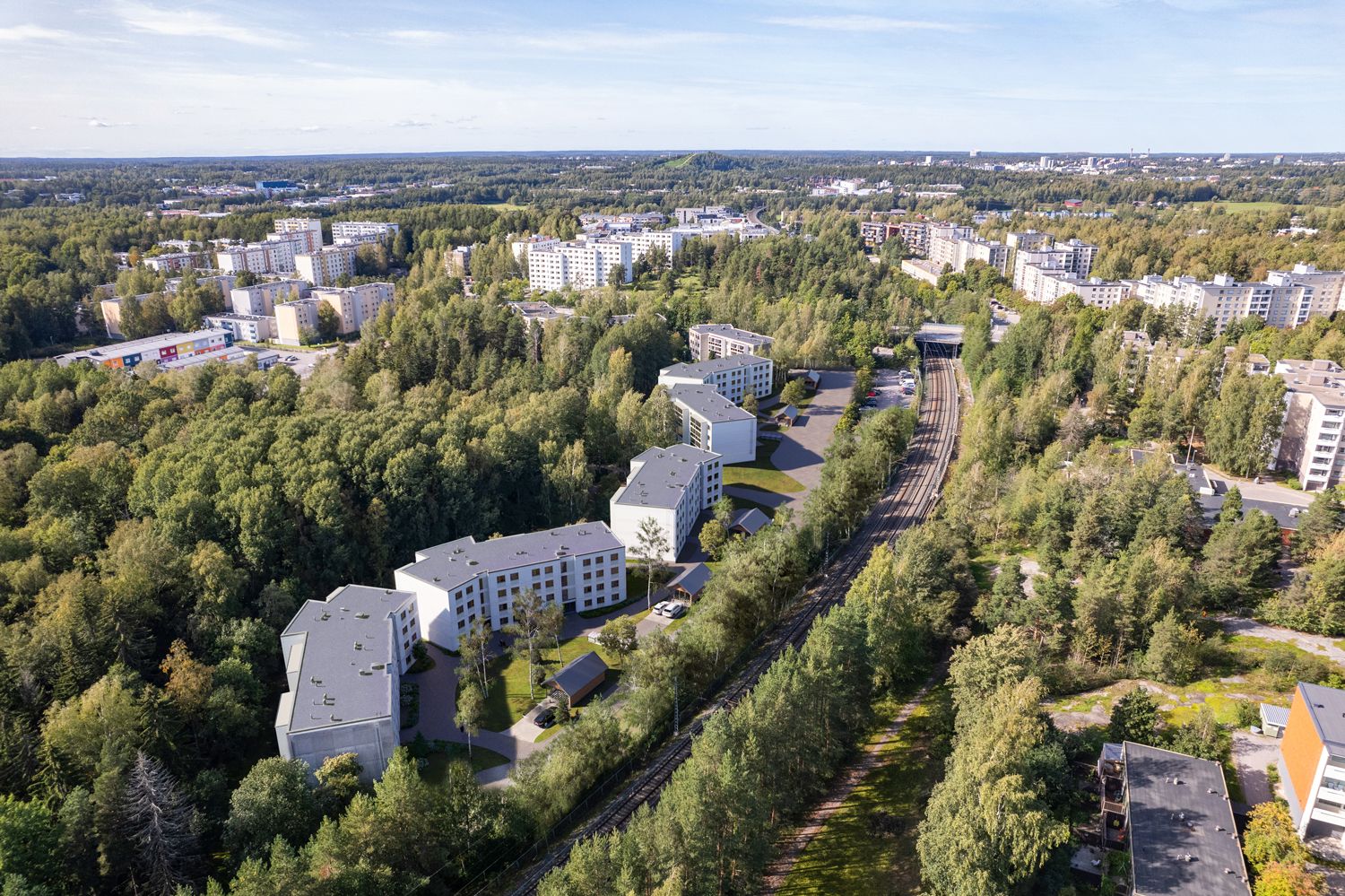 Viulutien kohde Kannelmäen alueella.